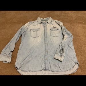 Button up denim Hola button up